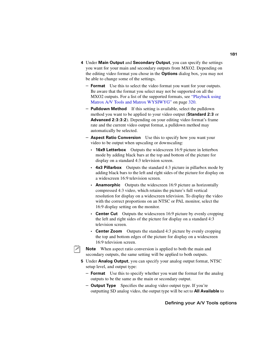 Matrox MXO2 PCIe Host Adapter User Manual | Page 205 / 388