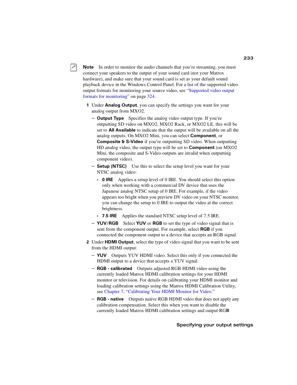 Matrox MXO2 PCIe Host Adapter User Manual | Page 257 / 388