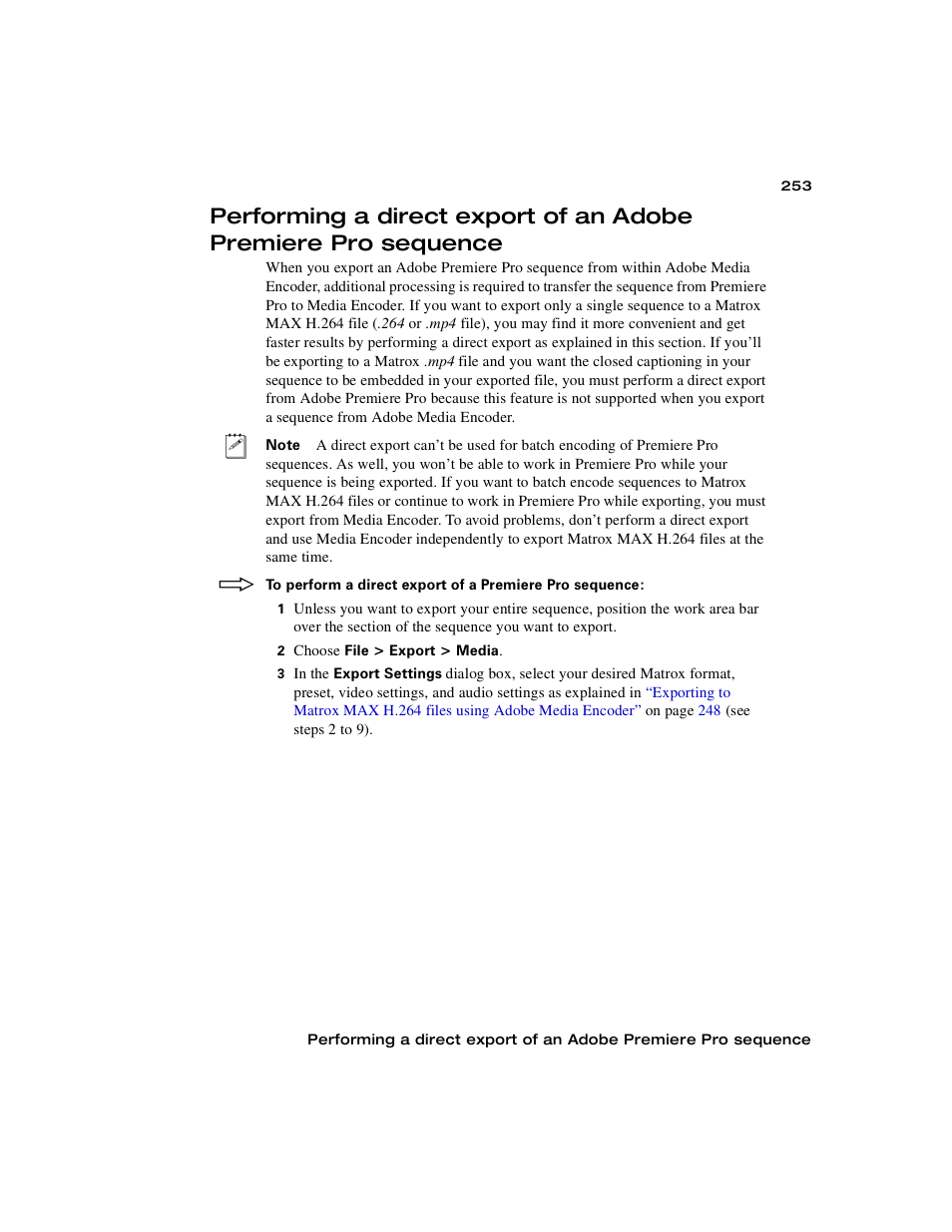 Sequence | Matrox MXO2 PCIe Host Adapter User Manual | Page 277 / 388