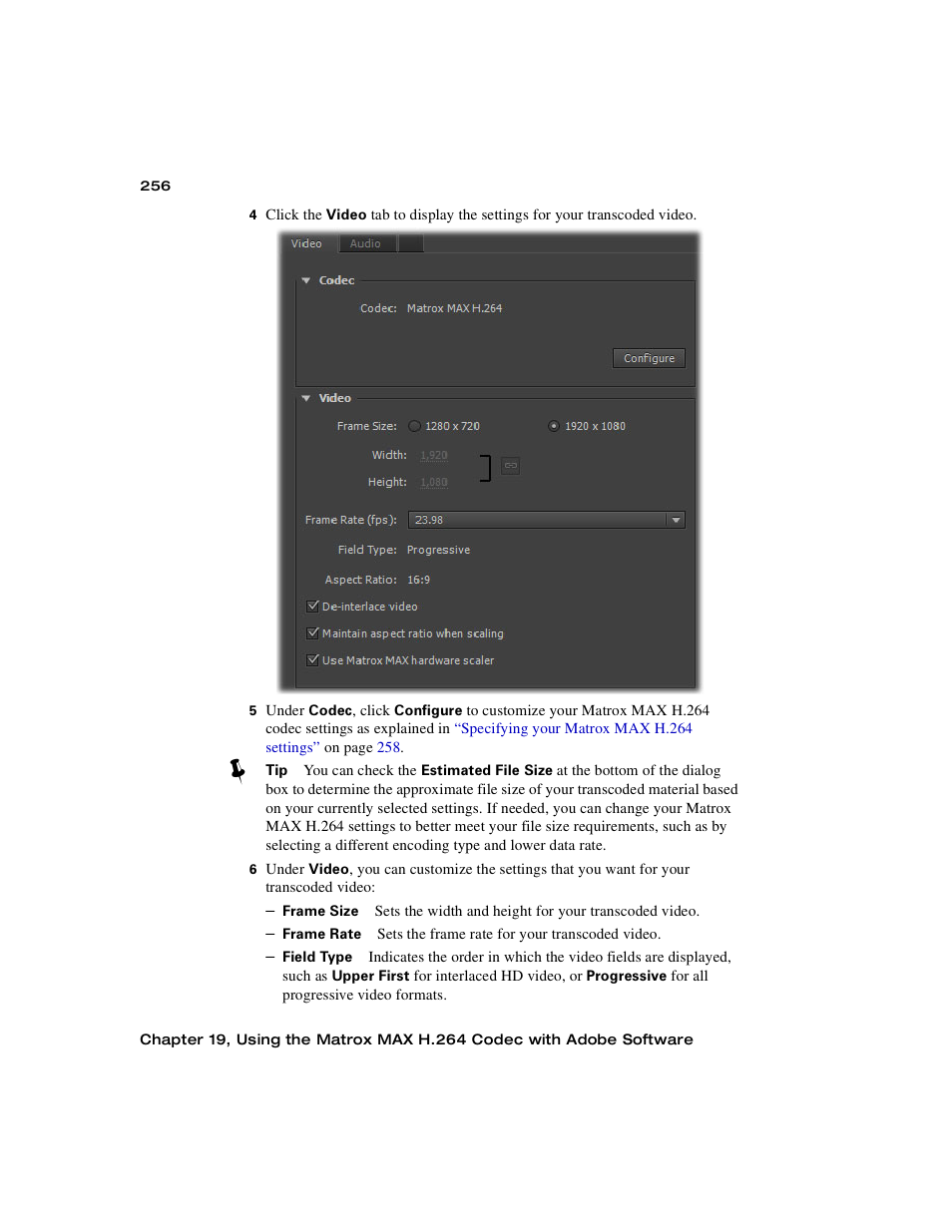 Matrox MXO2 PCIe Host Adapter User Manual | Page 280 / 388