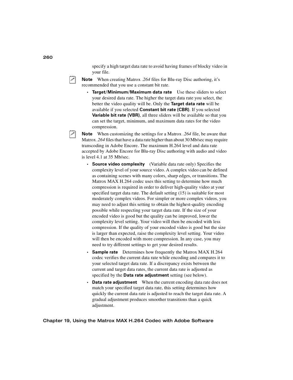 Matrox MXO2 PCIe Host Adapter User Manual | Page 284 / 388
