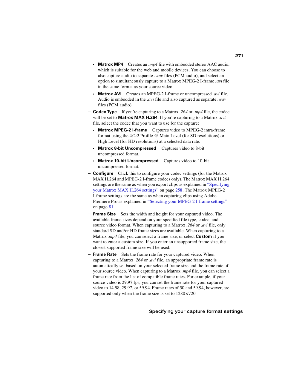 Matrox MXO2 PCIe Host Adapter User Manual | Page 295 / 388