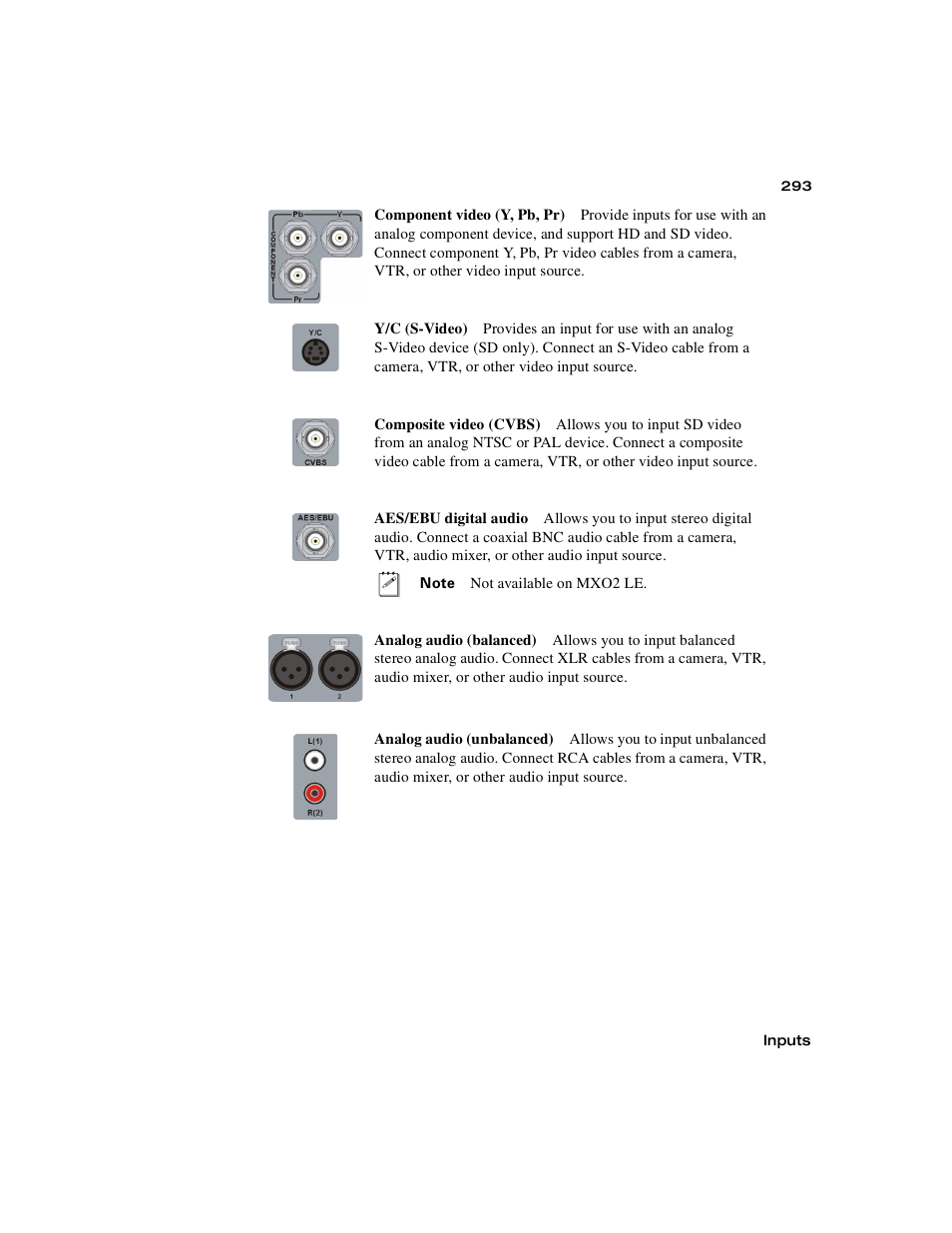Matrox MXO2 PCIe Host Adapter User Manual | Page 317 / 388