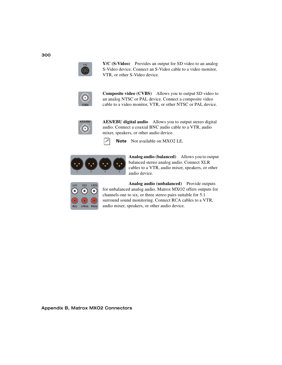 Matrox MXO2 PCIe Host Adapter User Manual | Page 324 / 388