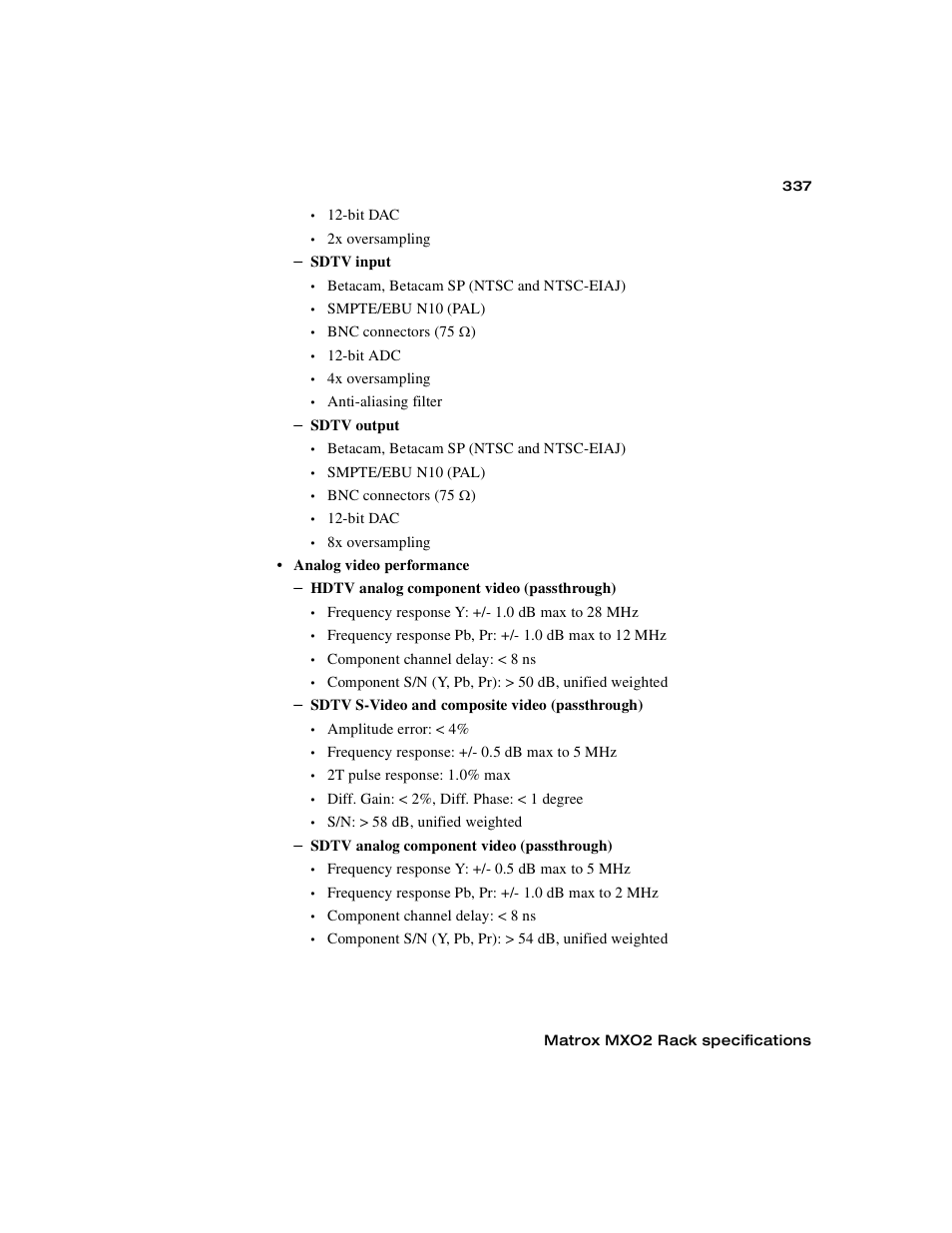 Matrox MXO2 PCIe Host Adapter User Manual | Page 361 / 388