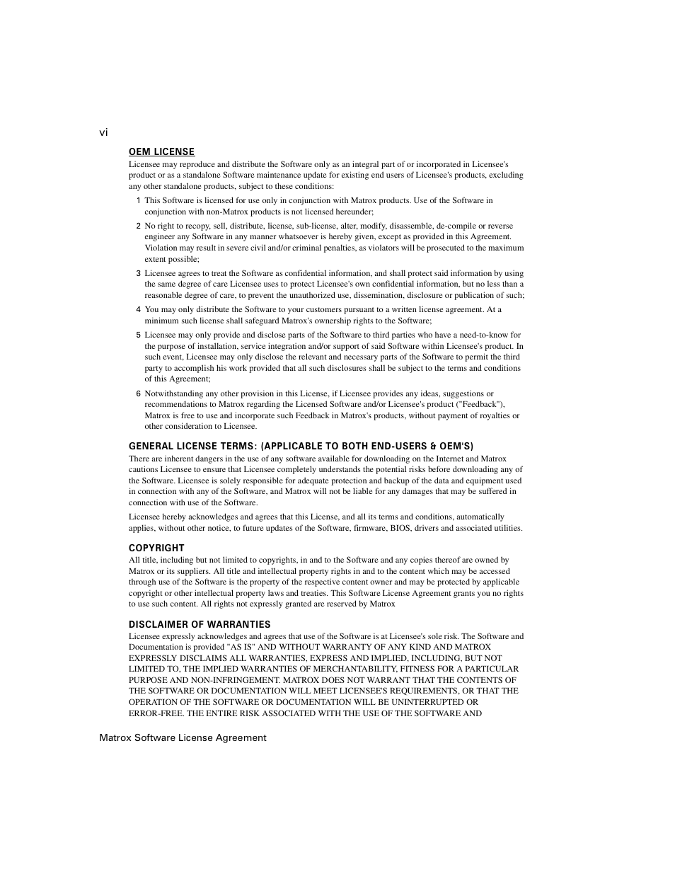 Matrox MXO2 PCIe Host Adapter User Manual | Page 8 / 388