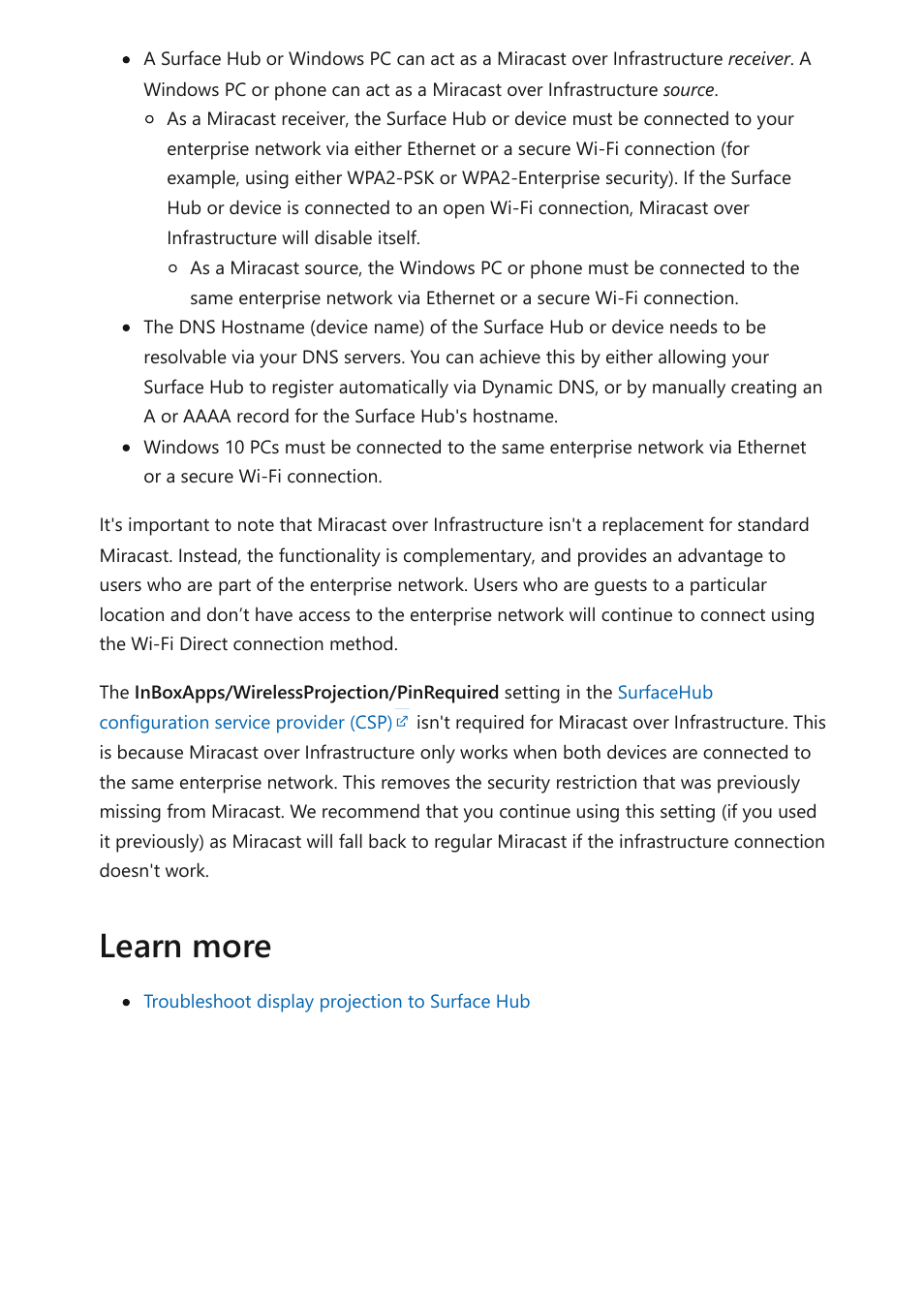 Learn more | Microsoft Surface Hub 2 SmCamera User Manual | Page 125 / 572