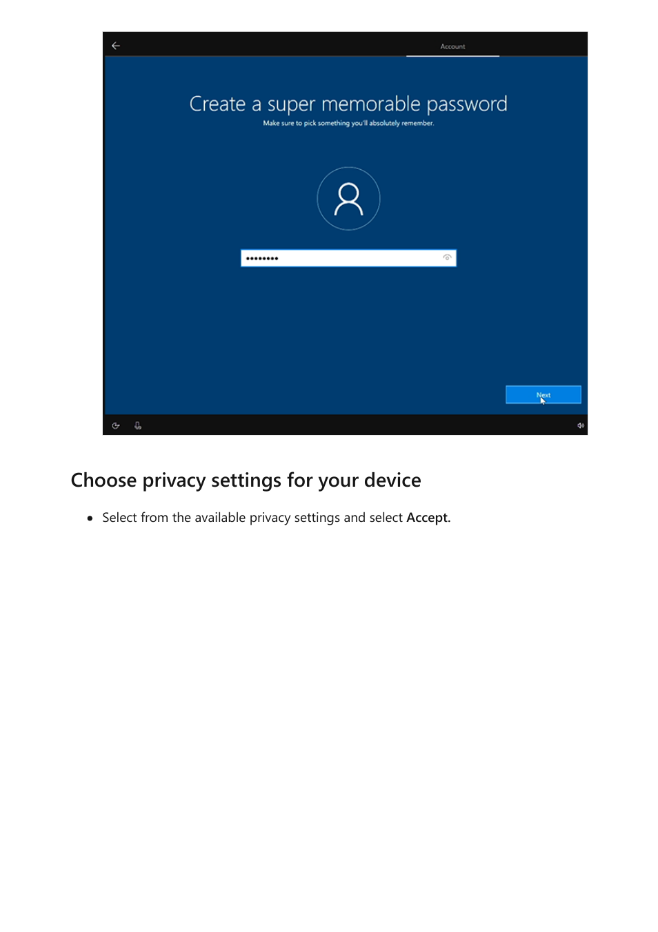 Choose privacy settings for your device | Microsoft Surface Hub 2 SmCamera User Manual | Page 17 / 572