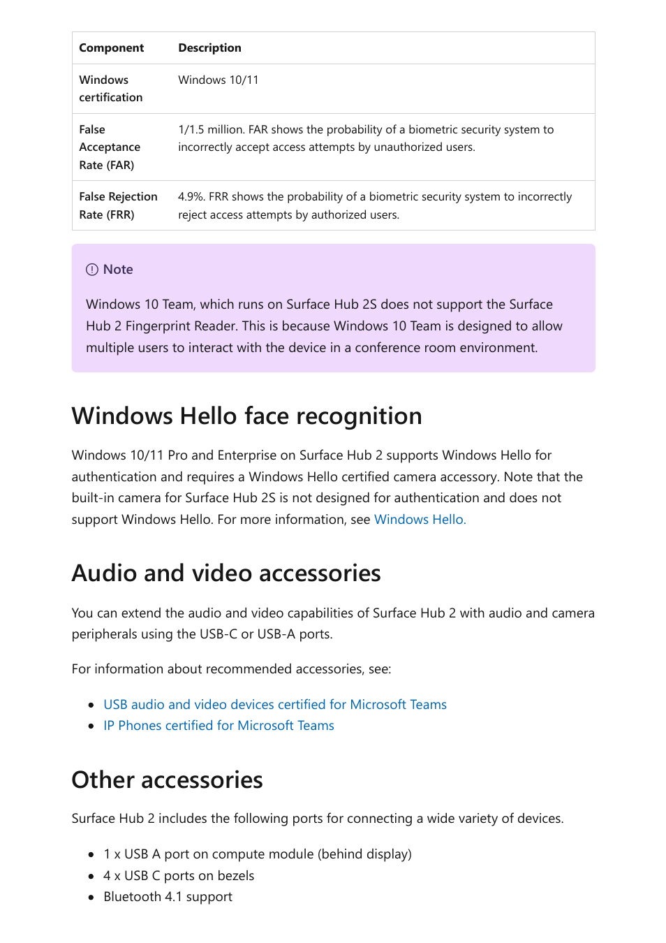 Microsoft Surface Hub 2 SmCamera User Manual | Page 201 / 572