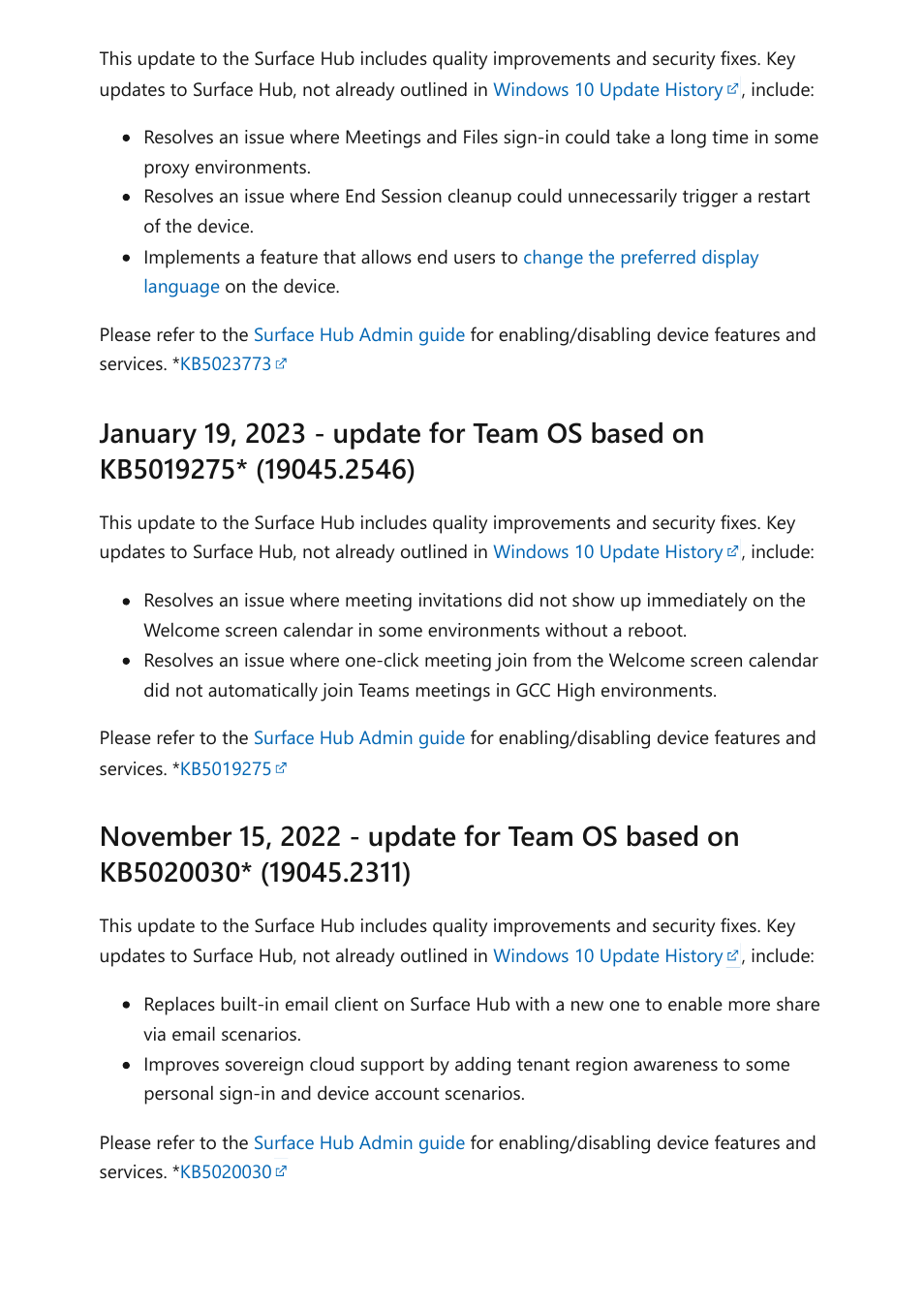 Microsoft Surface Hub 2 SmCamera User Manual | Page 320 / 572