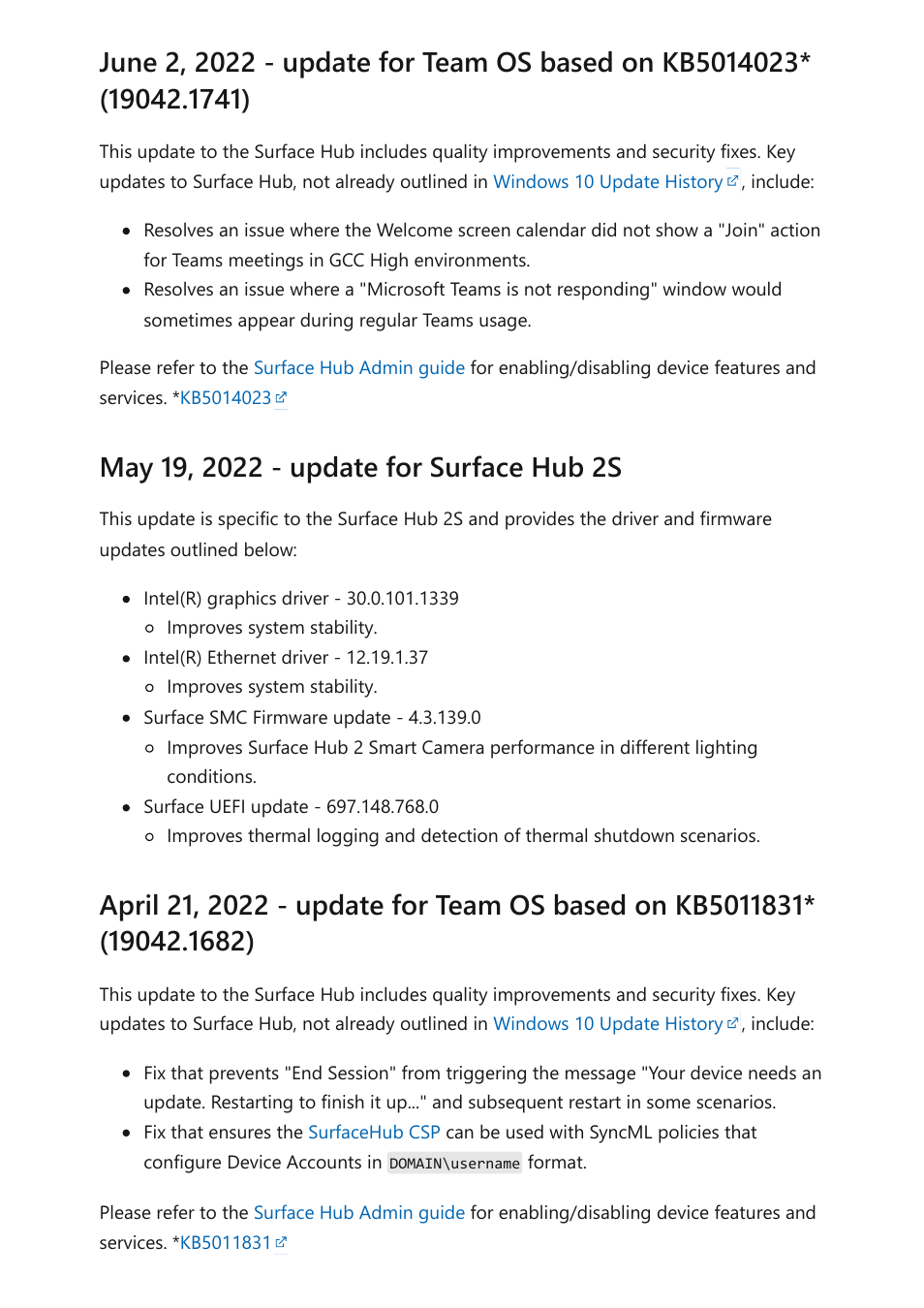 Microsoft Surface Hub 2 SmCamera User Manual | Page 322 / 572