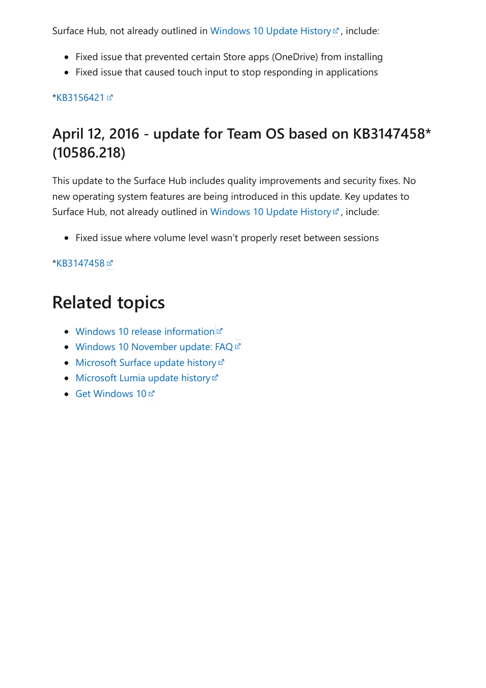 Related topics | Microsoft Surface Hub 2 SmCamera User Manual | Page 343 / 572