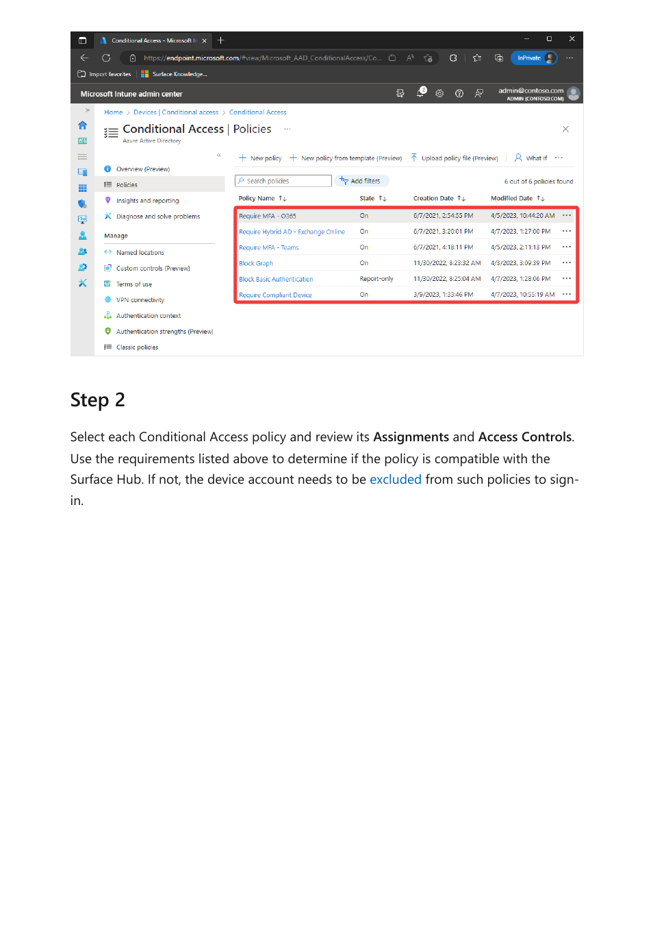Step 2 | Microsoft Surface Hub 2 SmCamera User Manual | Page 367 / 572