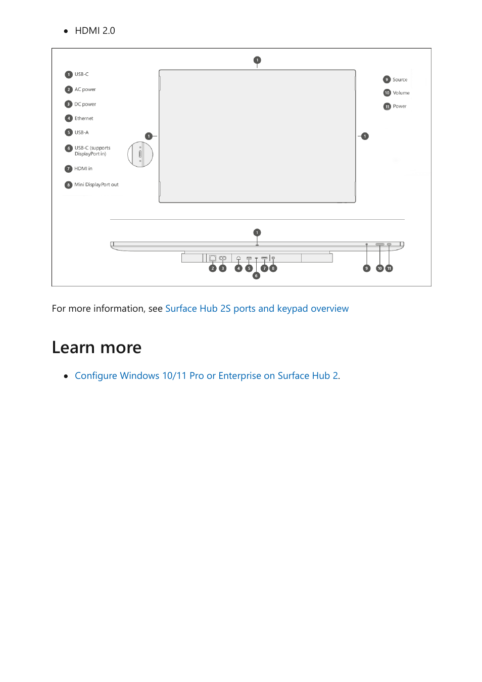 Learn more | Microsoft Surface Hub 2 SmCamera User Manual | Page 461 / 572