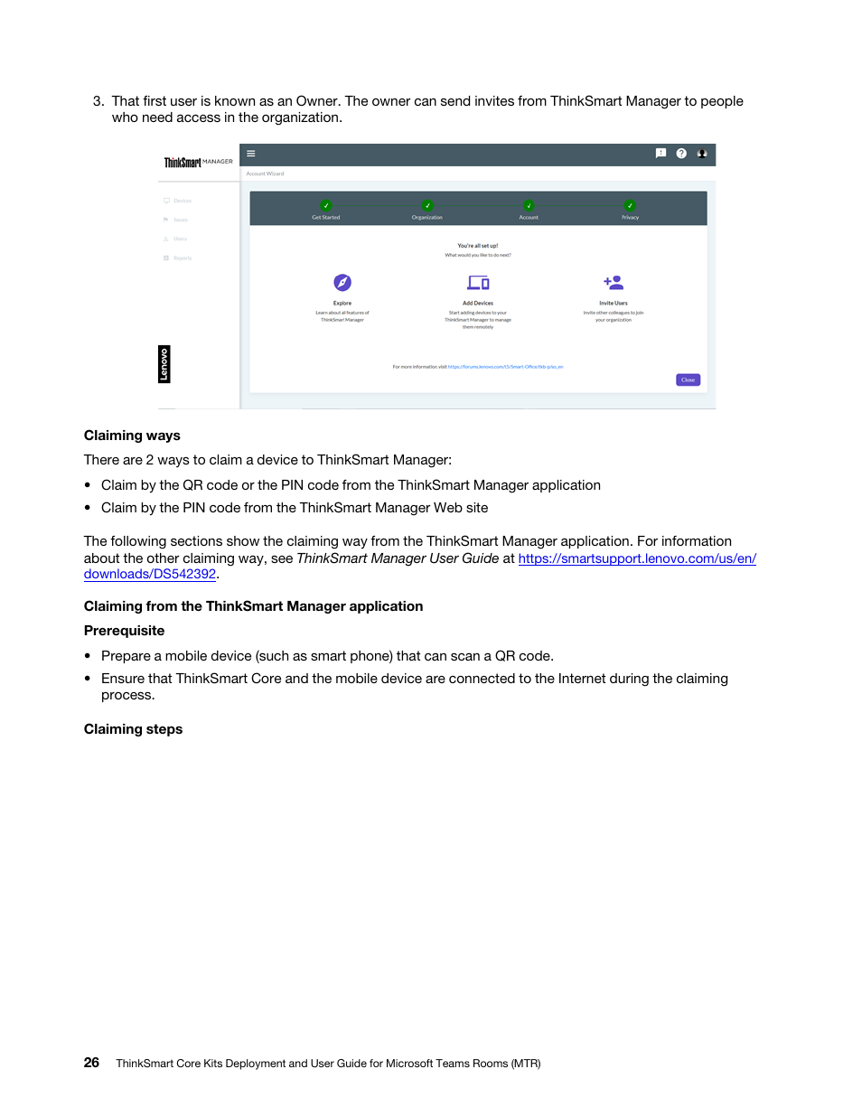 Lenovo ThinkSmCore and IP Controller Kit for Microsoft Teams Rooms User Manual | Page 32 / 106