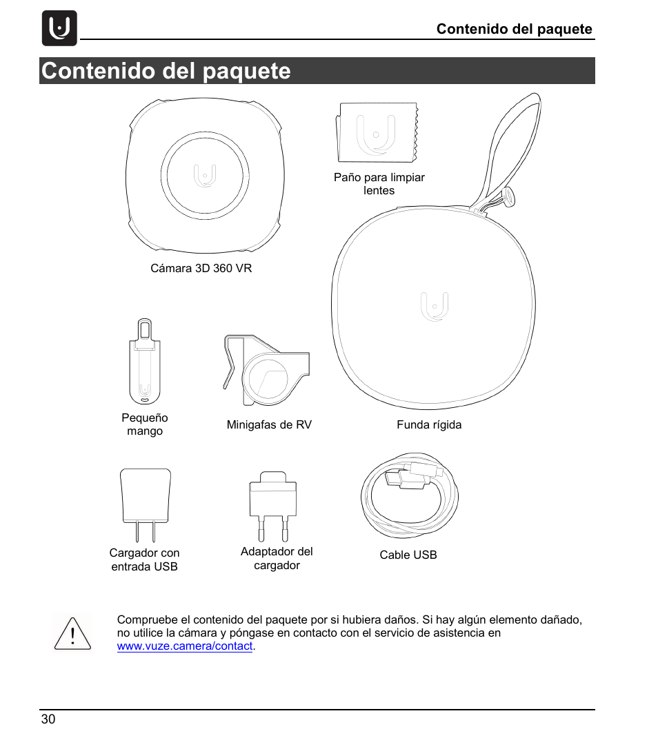 Vuze 4K 3D 360 Spherical VR Camera (Yellow) User Manual | Page 30 / 113