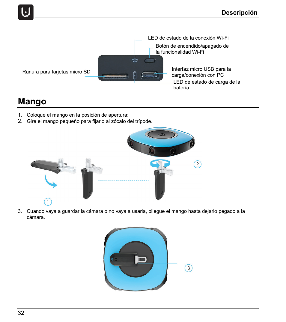 Mango | Vuze 4K 3D 360 Spherical VR Camera (Yellow) User Manual | Page 32 / 113