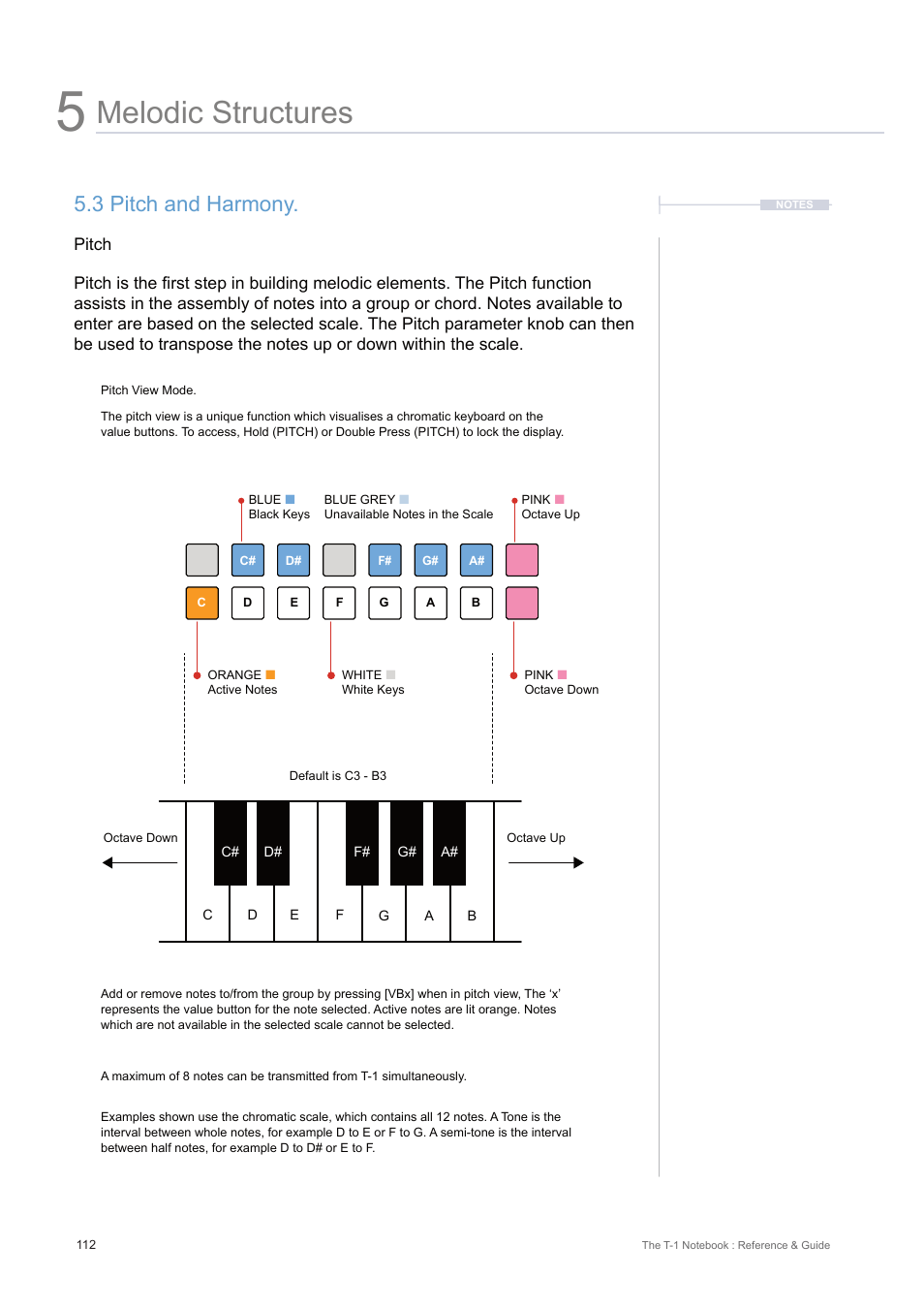 3 pitch and harmony, Melodic structures | Torso Electronics T-1 16-Track Algorithmic Desktop Sequencer User Manual | Page 112 / 230