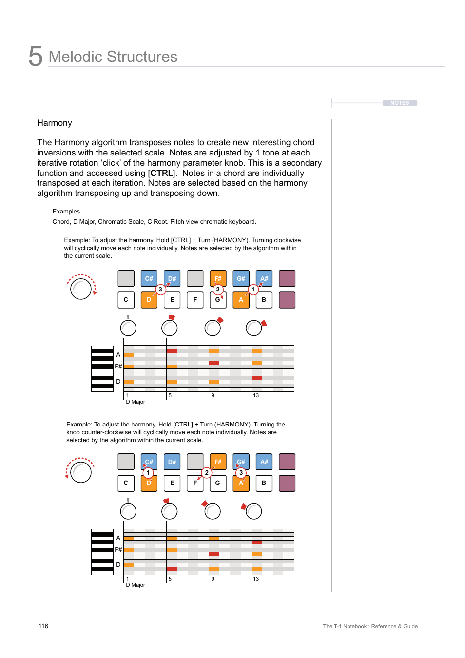 Melodic structures | Torso Electronics T-1 16-Track Algorithmic Desktop Sequencer User Manual | Page 116 / 230