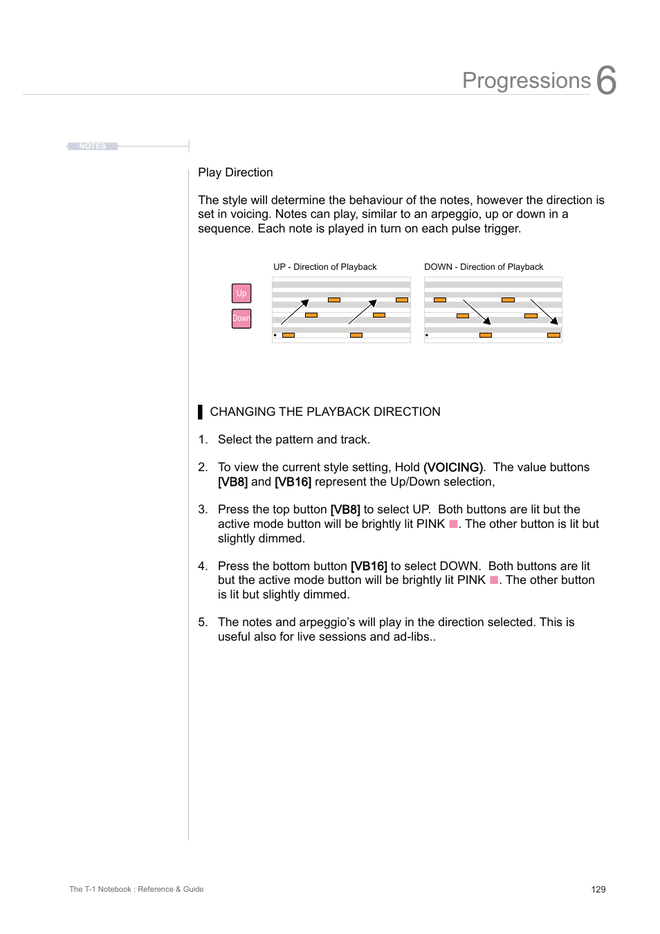 Progressions | Torso Electronics T-1 16-Track Algorithmic Desktop Sequencer User Manual | Page 129 / 230