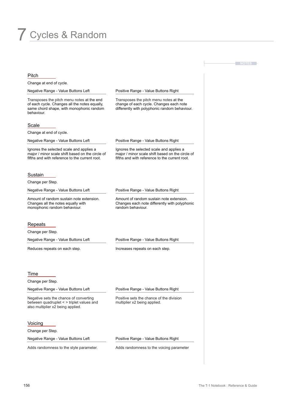 Cycles & random | Torso Electronics T-1 16-Track Algorithmic Desktop Sequencer User Manual | Page 156 / 230