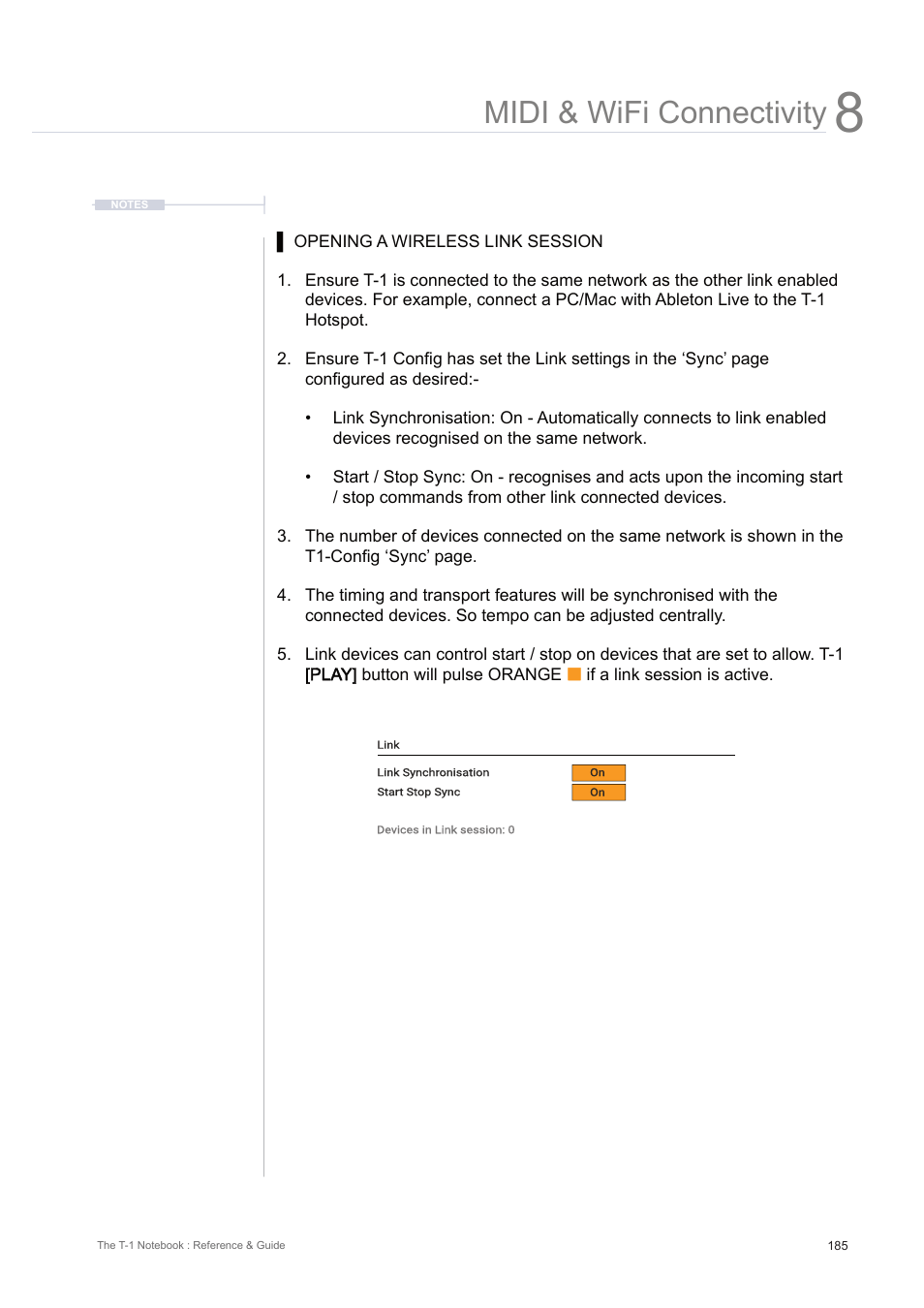 Midi & wifi connectivity | Torso Electronics T-1 16-Track Algorithmic Desktop Sequencer User Manual | Page 185 / 230