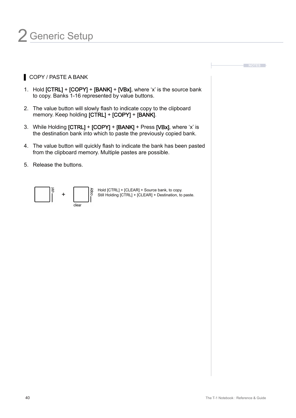 Generic setup | Torso Electronics T-1 16-Track Algorithmic Desktop Sequencer User Manual | Page 40 / 230