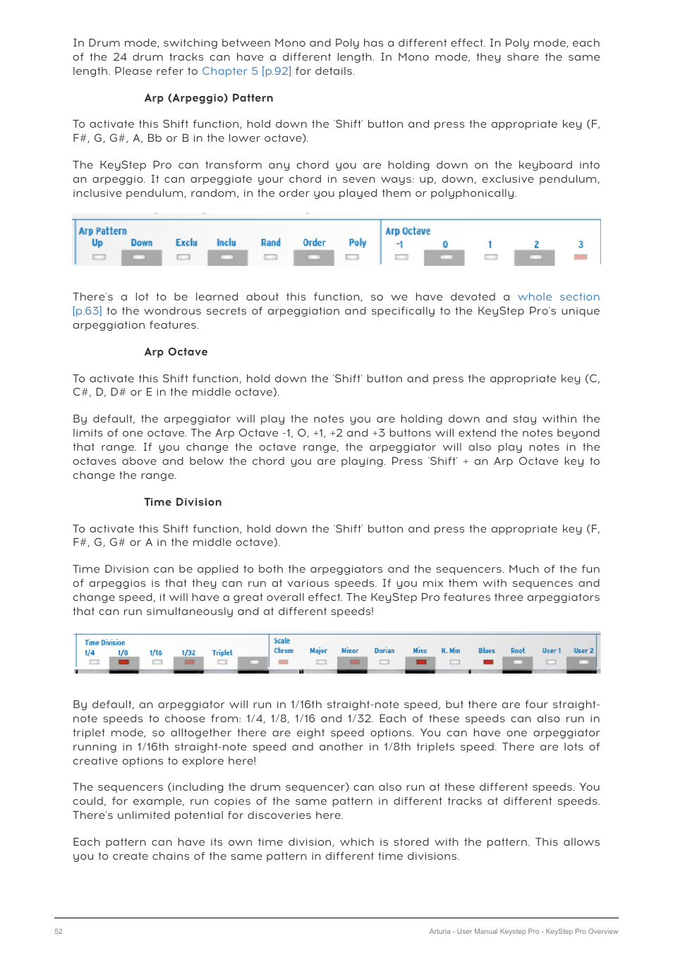 Arturia KeyStep Pro Keyboard with Advanced Sequencer and Arpeggiator User Manual | Page 58 / 186