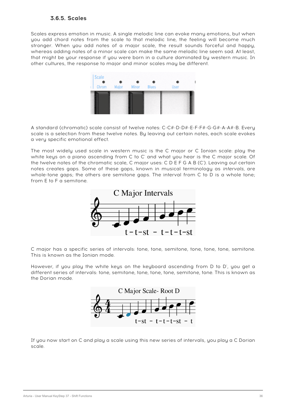 Scales, Scales & chords | Arturia KeyStep 37 MIDI Keyboard Controller and Sequencer User Manual | Page 41 / 119