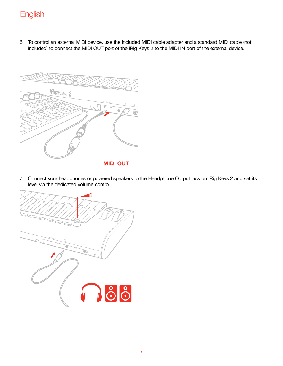English | IK Multimedia iRig Keys 2 Mini 25-Mini-Key USB MIDI Keyboard Controller User Manual | Page 8 / 62