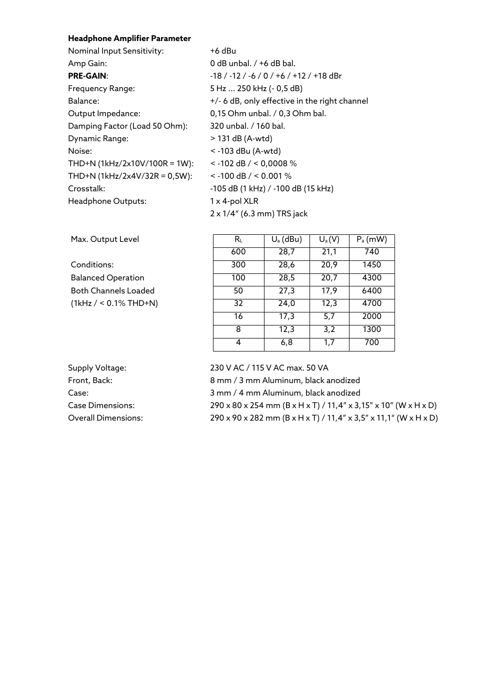 Violectric DHA V590² Pro Headphone Amplifier, Preamp, and DAC User Manual | Page 29 / 66