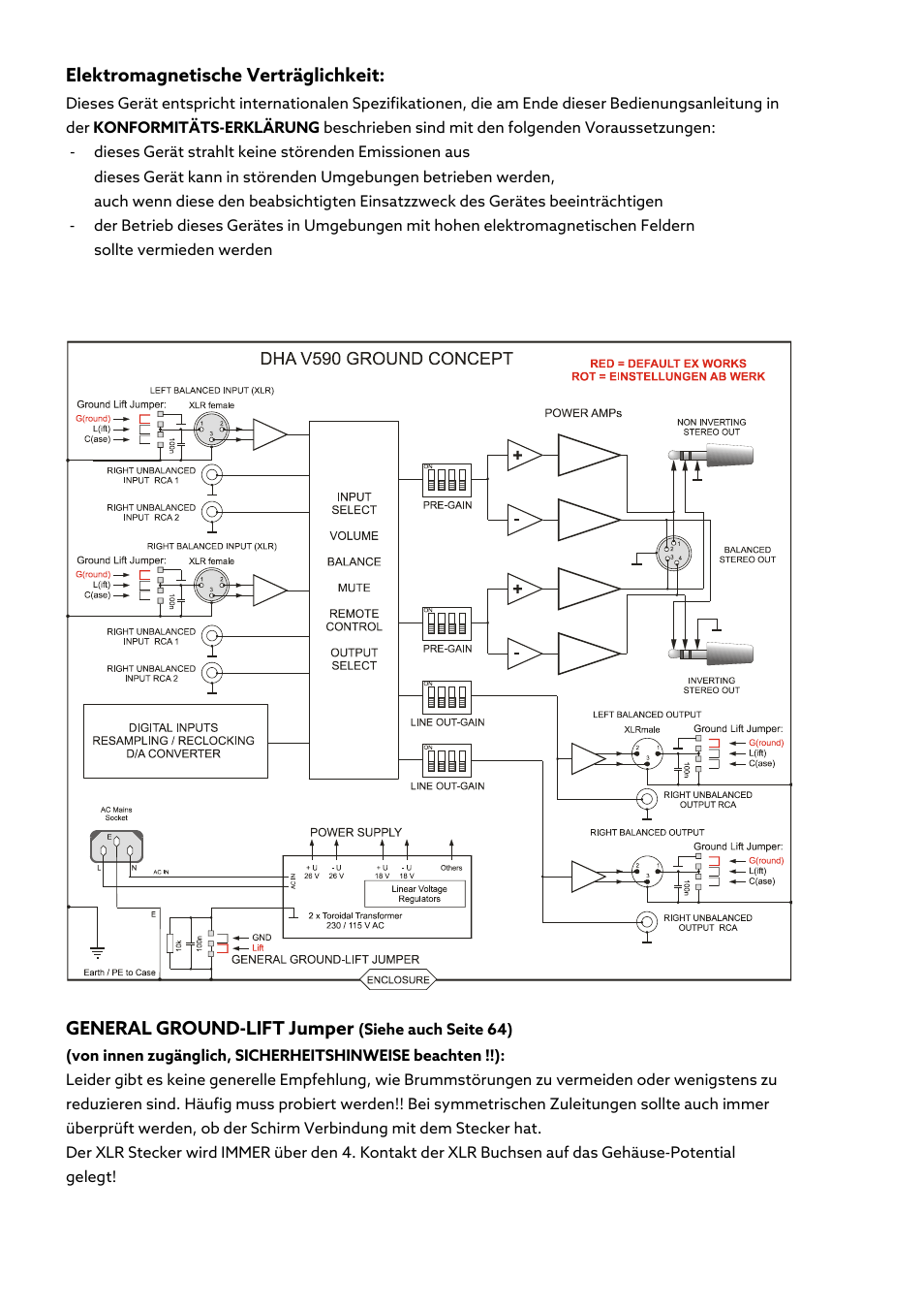 Violectric DHA V590² Pro Headphone Amplifier, Preamp, and DAC User Manual | Page 38 / 66