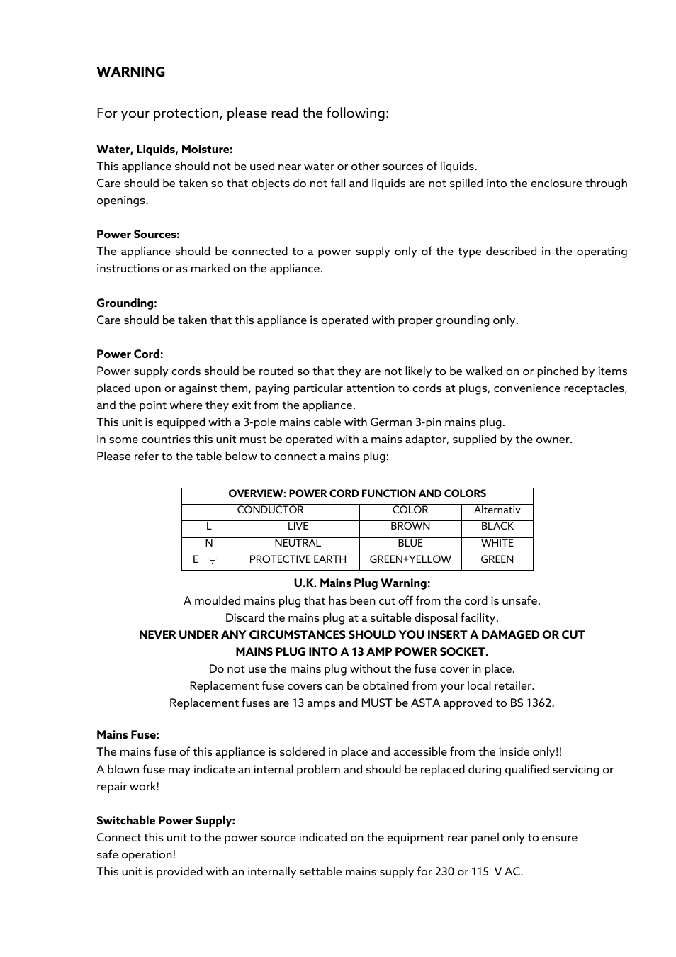 Violectric DHA V590² Pro Headphone Amplifier, Preamp, and DAC User Manual | Page 5 / 66