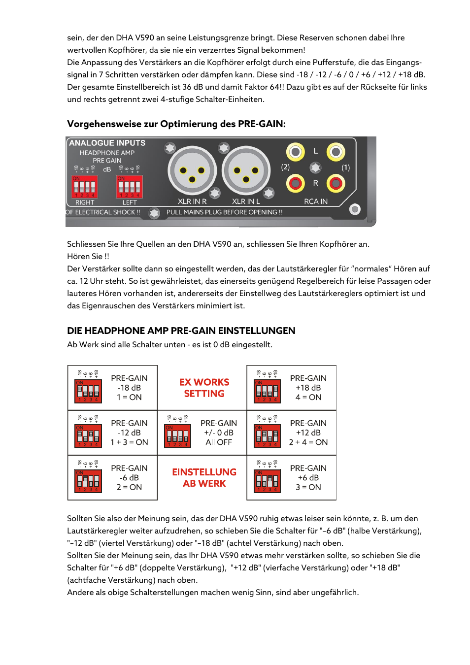 Violectric DHA V590² Pro Headphone Amplifier, Preamp, and DAC User Manual | Page 51 / 66