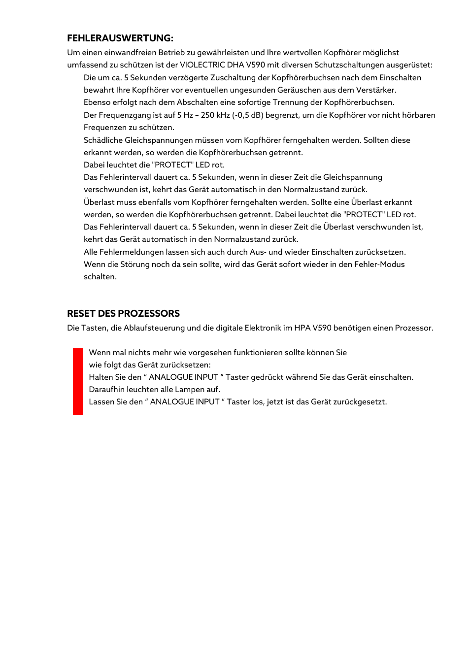 Violectric DHA V590² Pro Headphone Amplifier, Preamp, and DAC User Manual | Page 55 / 66