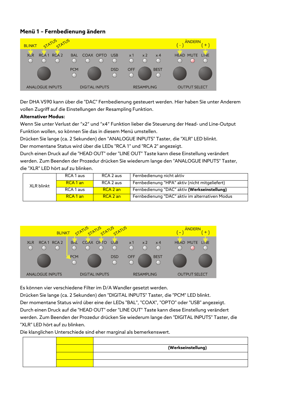 Violectric DHA V590² Pro Headphone Amplifier, Preamp, and DAC User Manual | Page 56 / 66