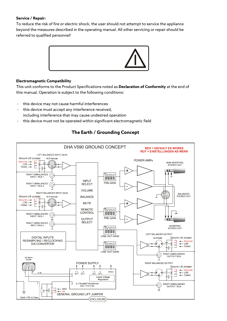 Violectric DHA V590² Pro Headphone Amplifier, Preamp, and DAC User Manual | Page 6 / 66