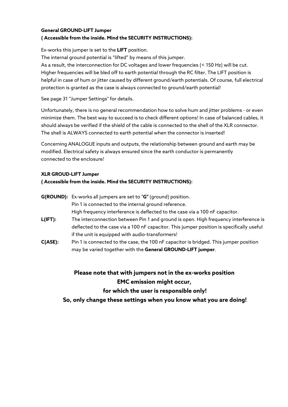 Violectric DHA V590² Pro Headphone Amplifier, Preamp, and DAC User Manual | Page 7 / 66