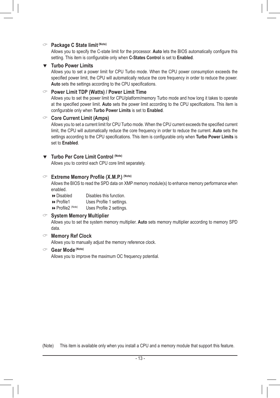 GIGABYTE Z690 AORUS ELITE AX DDR5 LGA 1700 ATX Motherboard User Manual | Page 13 / 29