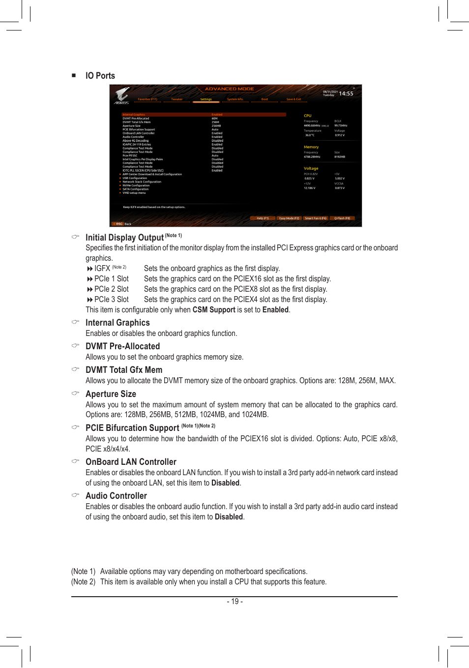 GIGABYTE Z690 AORUS ELITE AX DDR5 LGA 1700 ATX Motherboard User Manual | Page 19 / 29