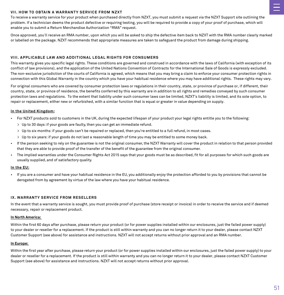 NZXT N7 Z790 ATX LGA 1700 Gaming Motherboard (Black) User Manual | Page 56 / 63
