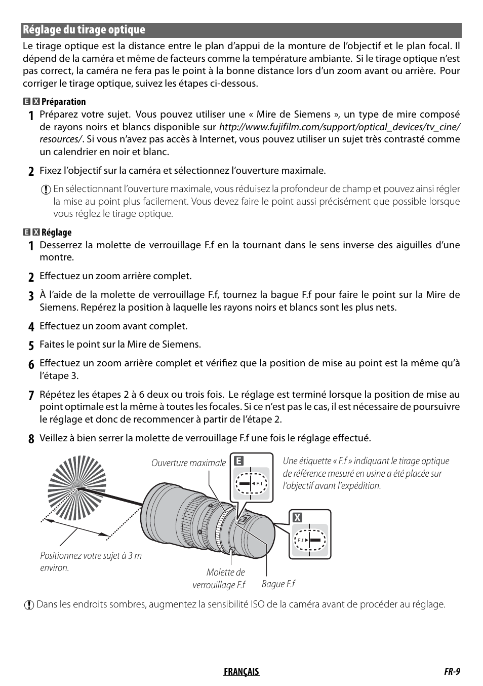 FujiFilm MKX18-55mm T2.9 Lens (Fuji X-Mount) User Manual | Page 29 / 68