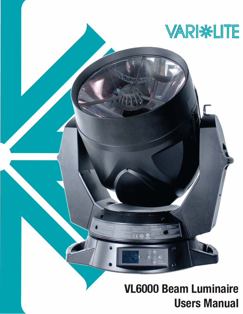 VARI-LITE VL6000 Beam User Manual | 103 pages