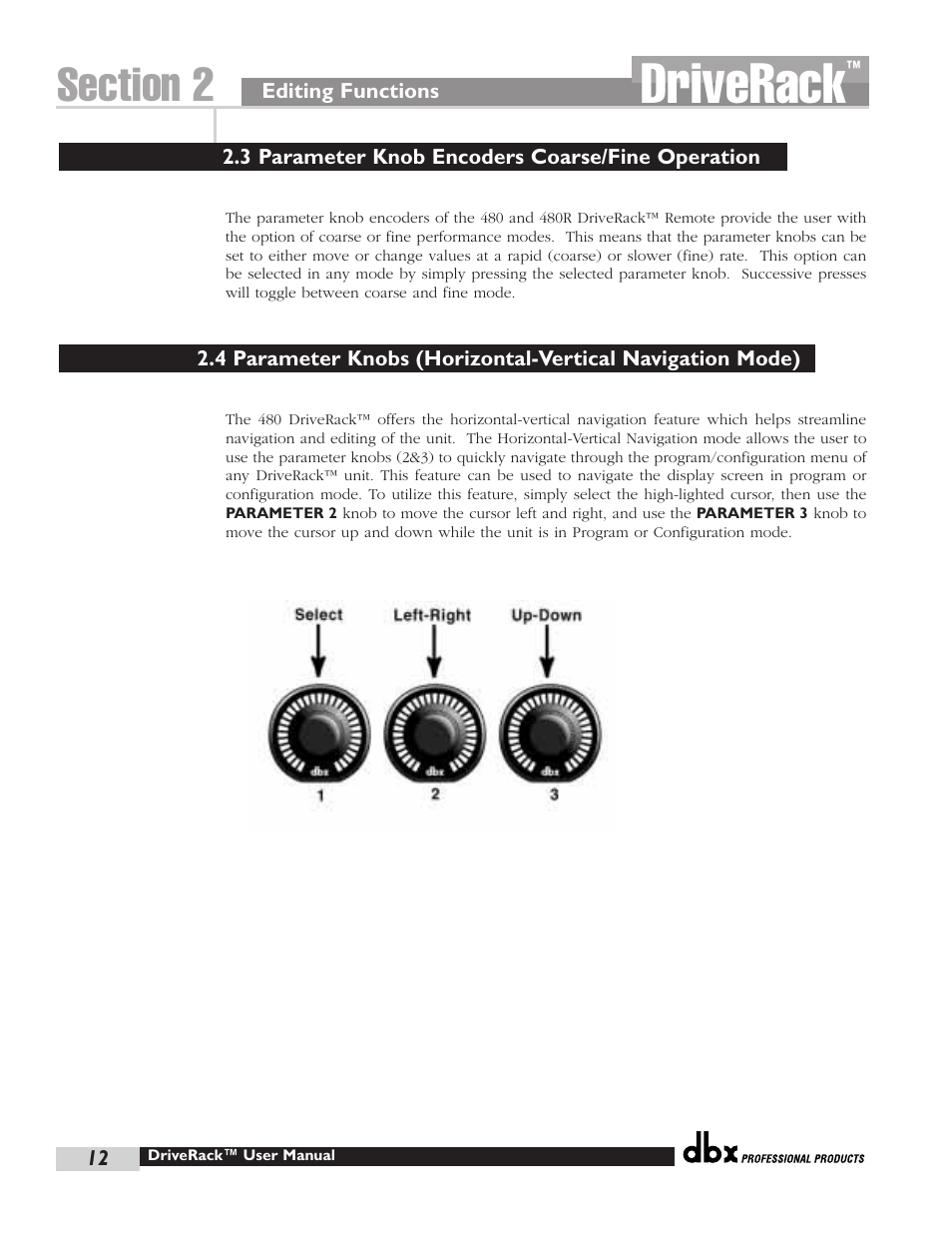 Driverack | dbx Pro 480 User Manual | Page 22 / 117