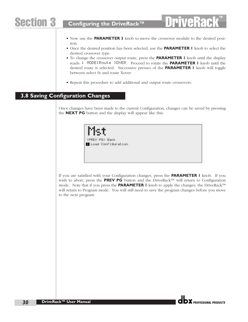 Driverack | dbx Pro 480 User Manual | Page 39 / 117