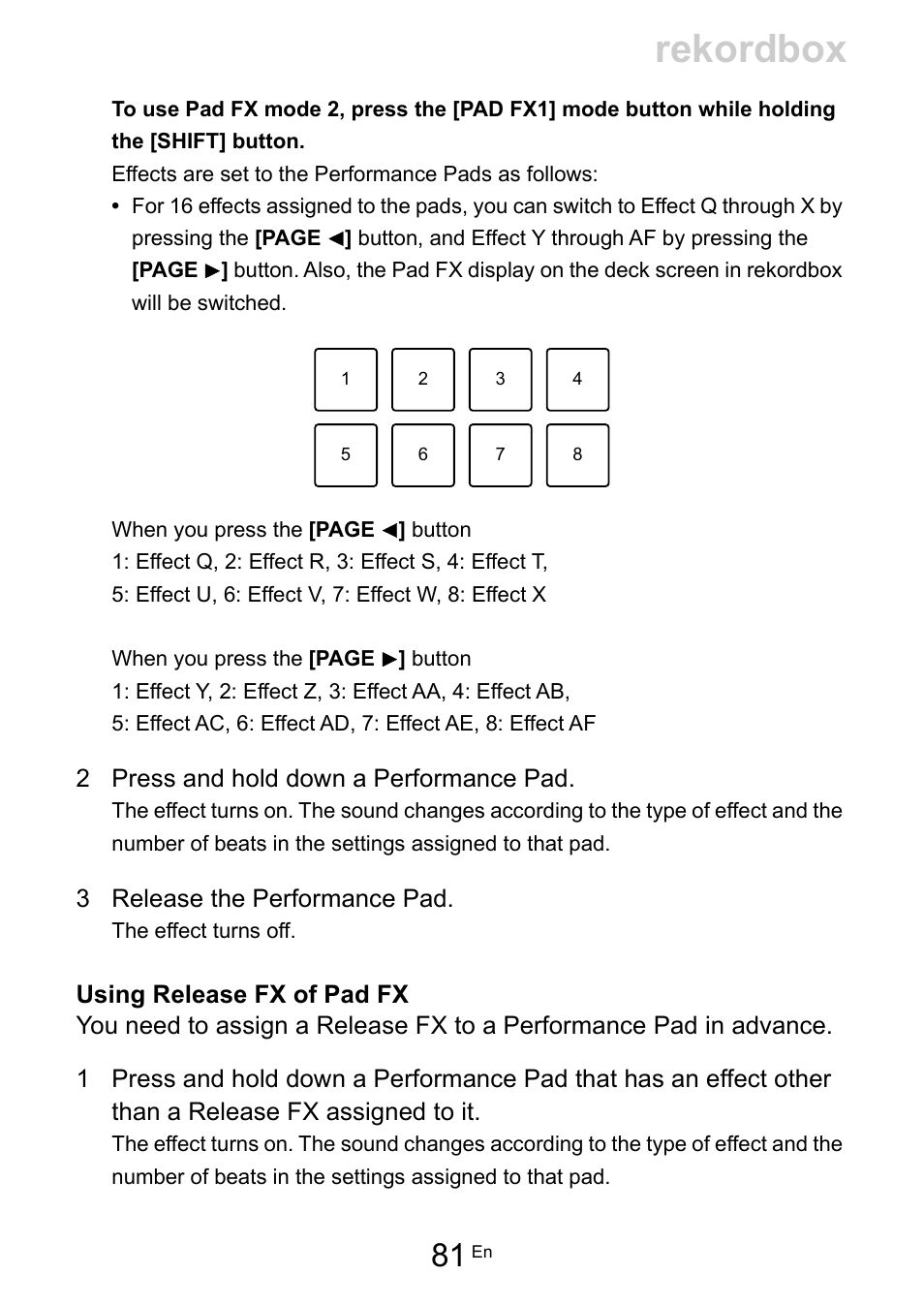 Rekordbox | Pioneer Dj DDJ-FLX10 4-Channel DJ Controller for rekordbox and Serato DJ Pro (Black) User Manual | Page 81 / 183
