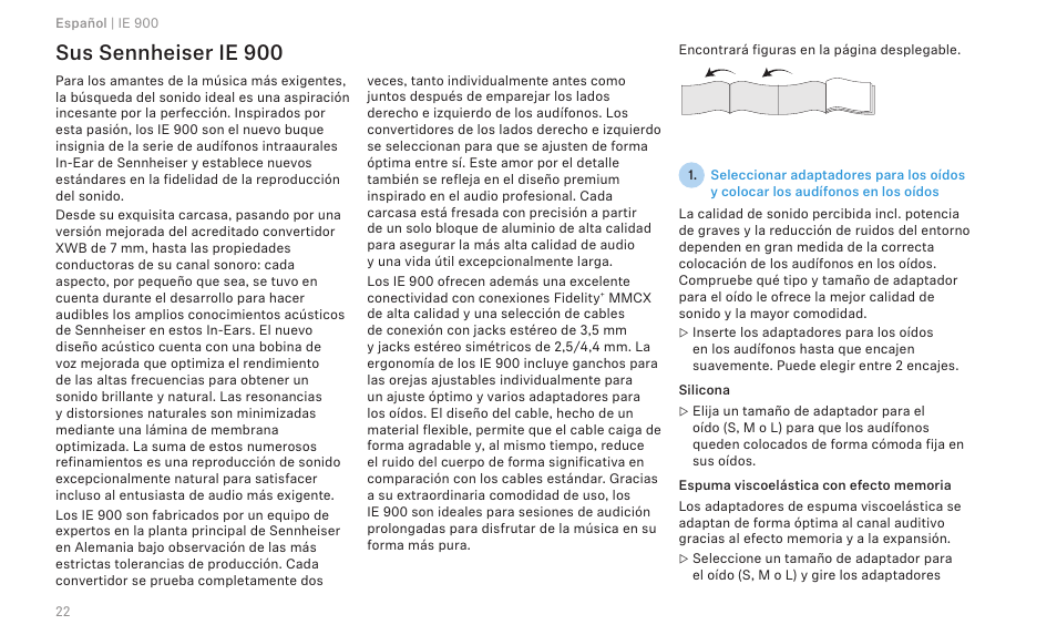 Sus sennheiser ie 900 | Sennheiser IE 900 In-Ear Headphones User Manual | Page 26 / 86