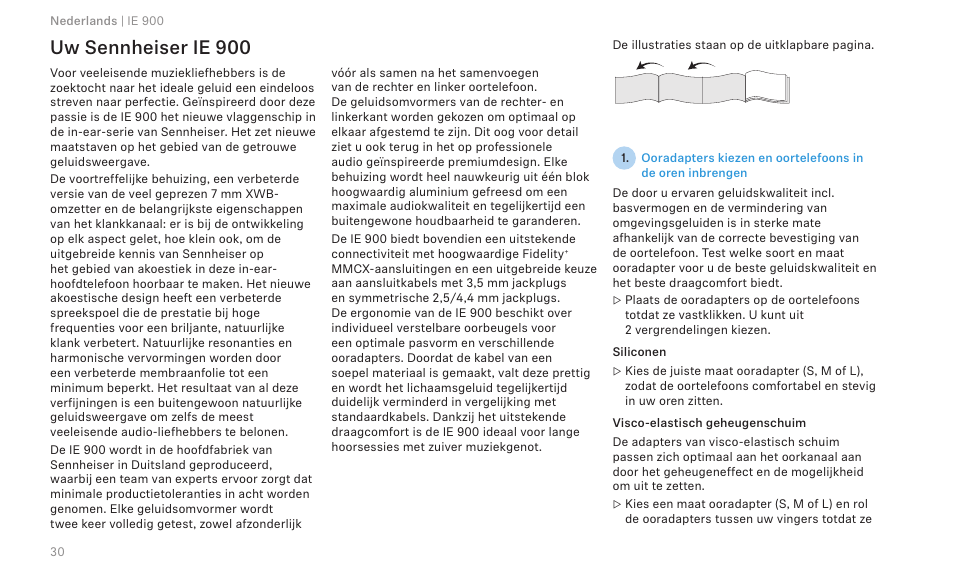 Uw sennheiser ie 900 | Sennheiser IE 900 In-Ear Headphones User Manual | Page 34 / 86