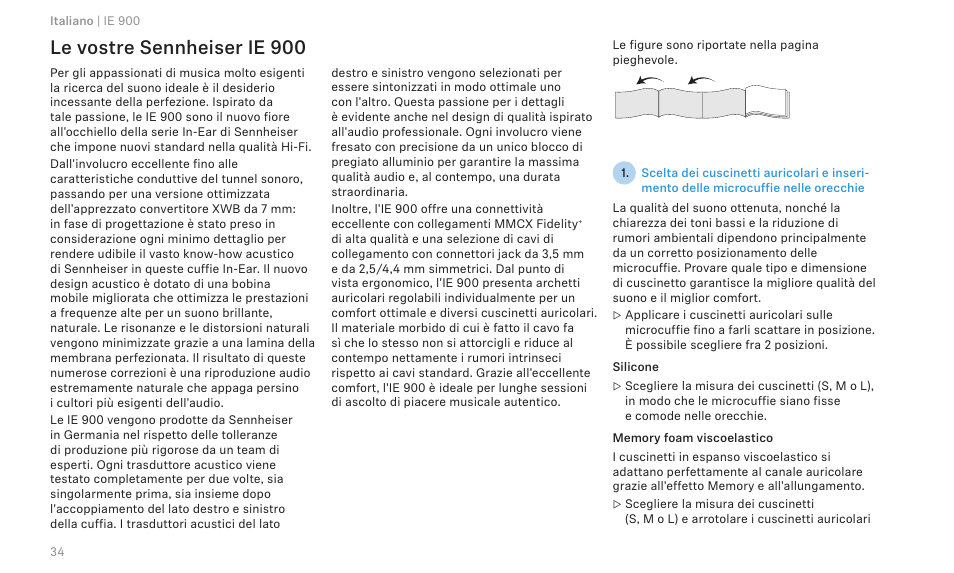 Le vostre sennheiser ie 900 | Sennheiser IE 900 In-Ear Headphones User Manual | Page 38 / 86
