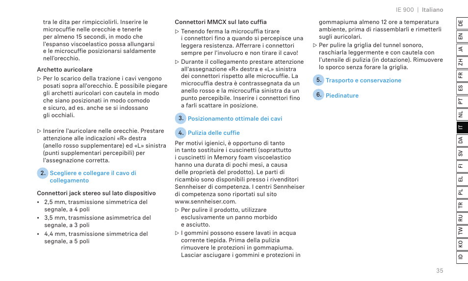 Sennheiser IE 900 In-Ear Headphones User Manual | Page 39 / 86